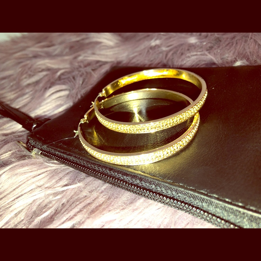 2/$12 Gold Hoop Earrings